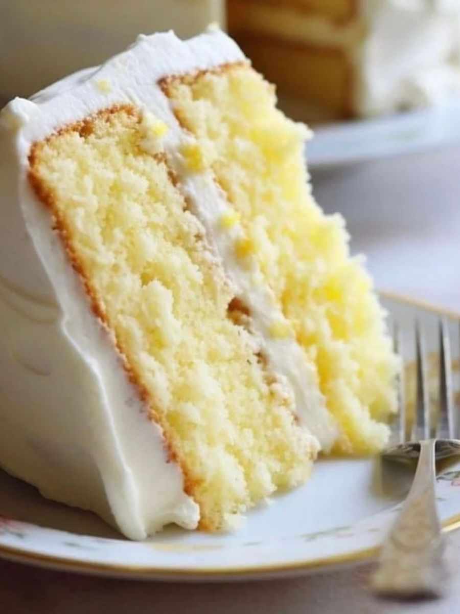 Lemon Velvet Cake with Lemon Cream Cheese Frosting