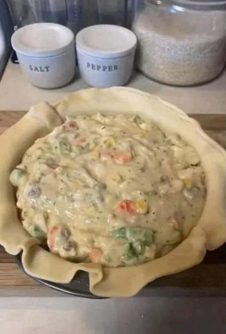 Easy peasy chicken pot pie