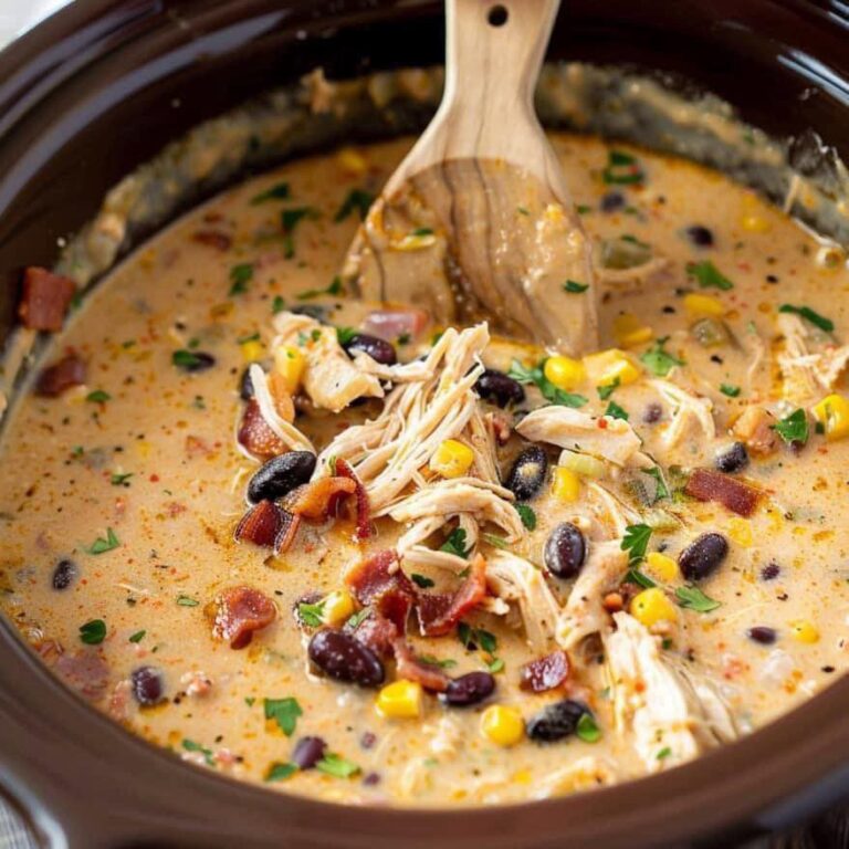 Creamy Ranch Chicken Chili