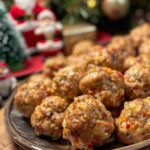 Spicy Sausage Balls with Red Lobster Biscuit Mix