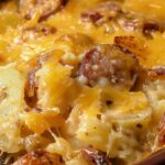 Cheesy Sausage and Potato Casserole