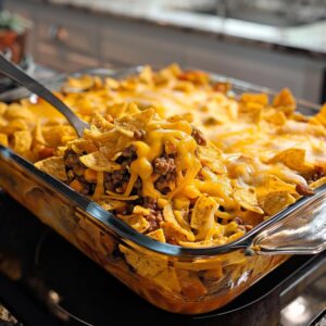 Walking Taco Bake ( Simple Frito Pie )