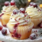 Cranberry Orange White Chocolate Cupcakes