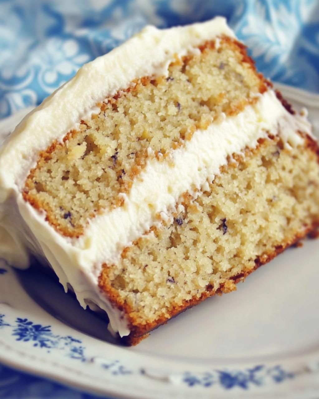 Banana Cake with Buttercream Frosting