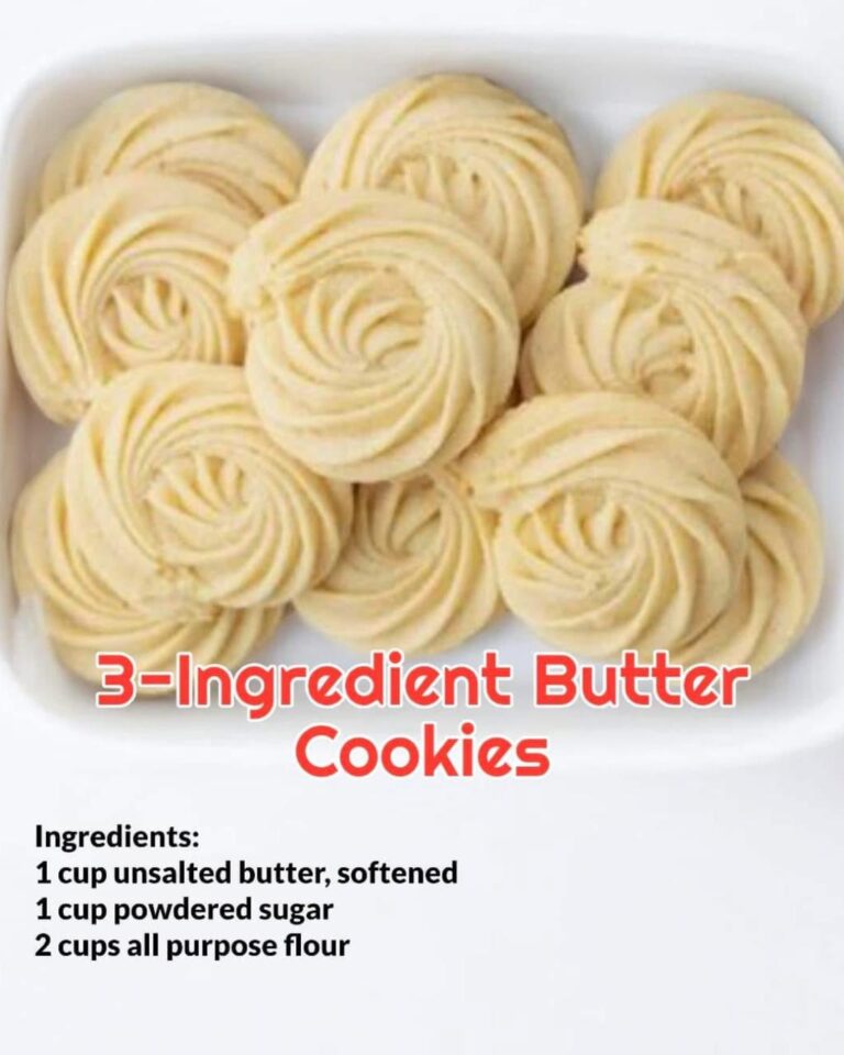 3-Ingredient Butter Cookies