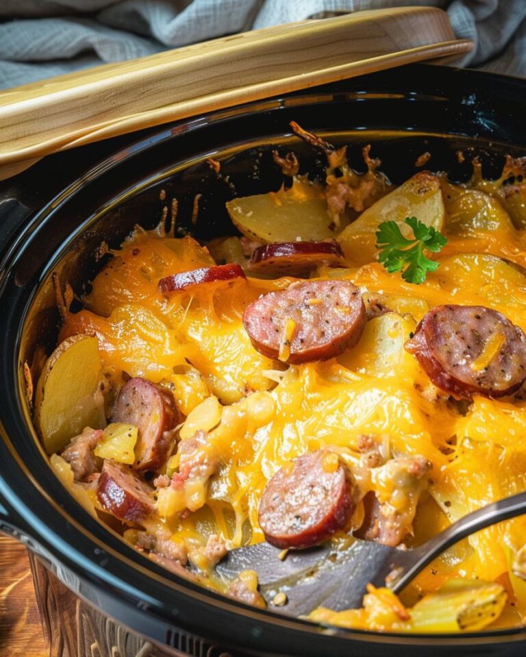 Cheesy Sausage and Potato Casserole