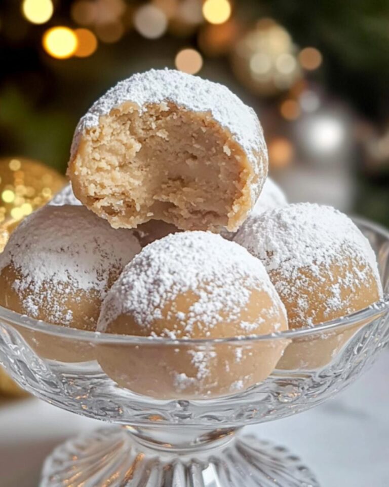 3-Ingredient Peanut Butter Snowballs