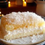 Pineapple Coconut Surprise Cake