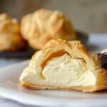 Frozen White Chocolate Cream Puffs